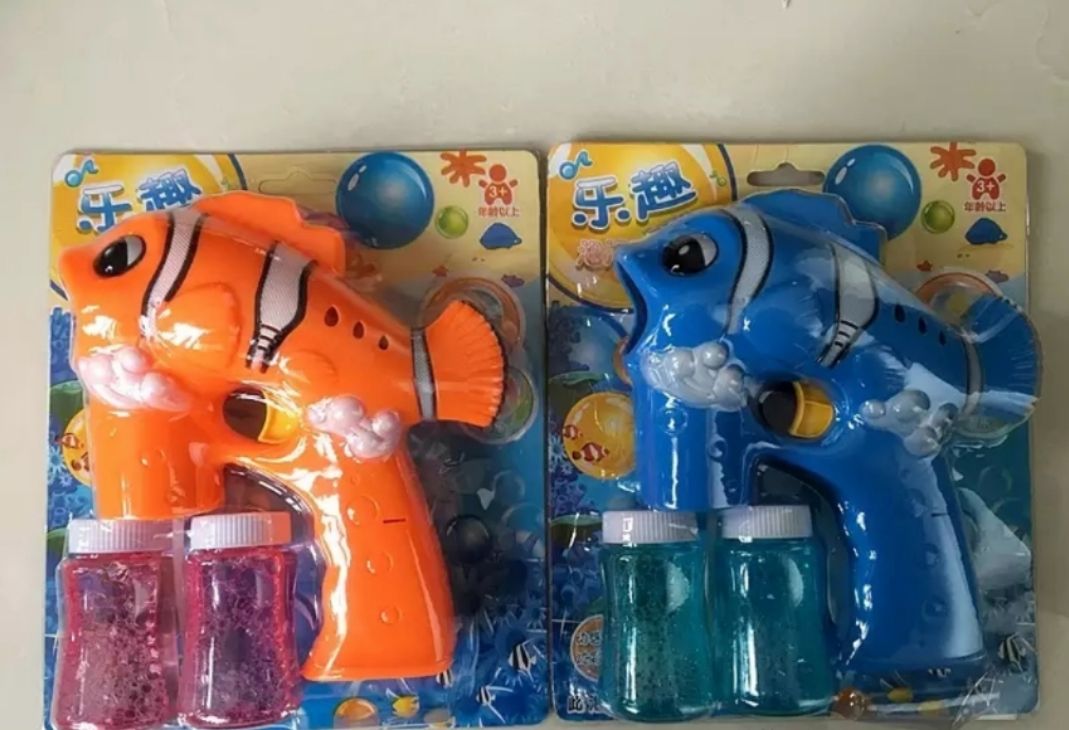 Clownfish Bubble Gun Toy 01 details Picture
