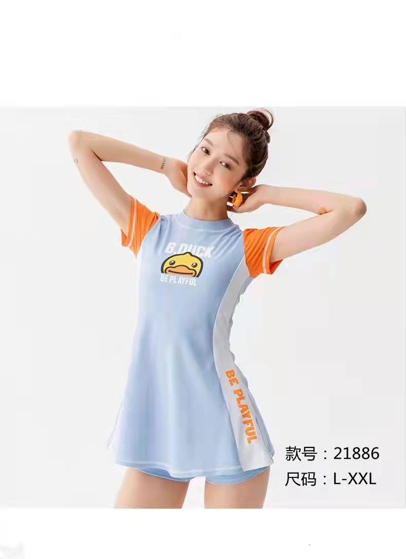 21886 new ancient wave fish fashion slim sports split manufacturers direct wholesale thumbnail