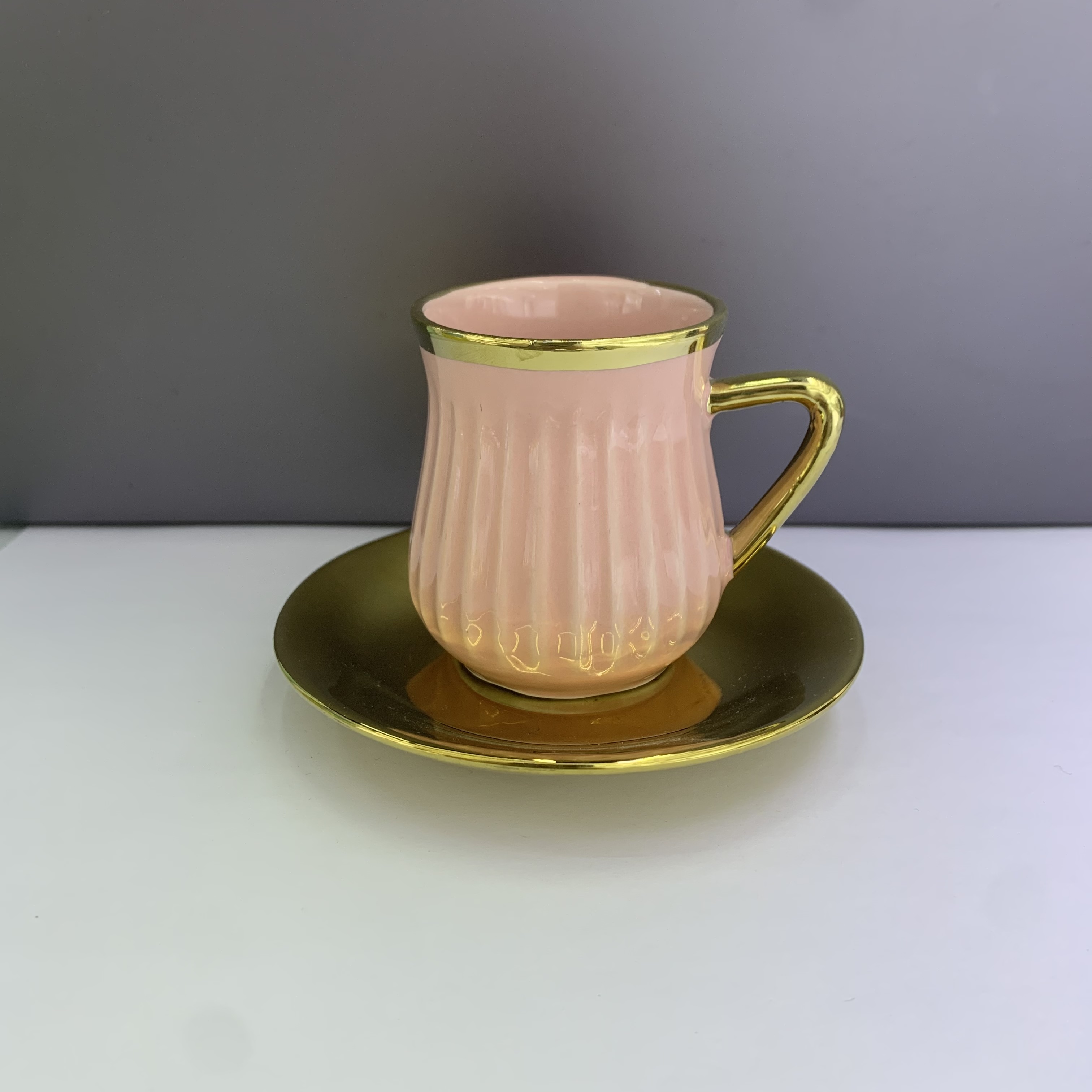 杯碟/陶瓷/金把产品图