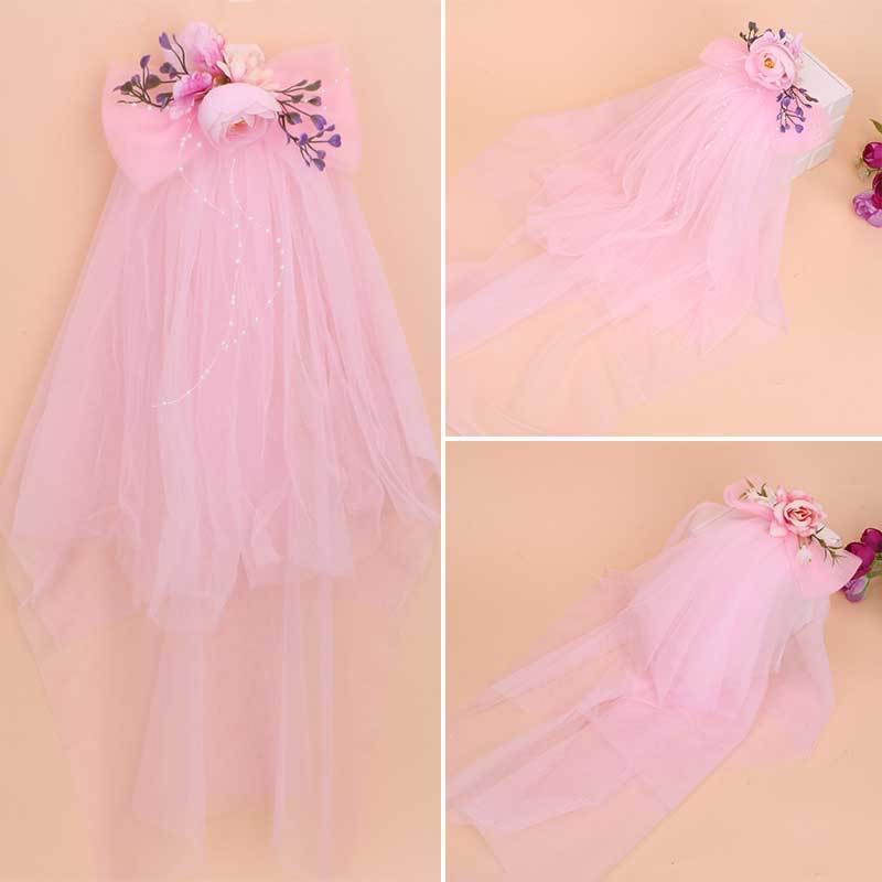 儿童甜美可爱/婚纱女童森系/鸭嘴夹子爆款白底实物图