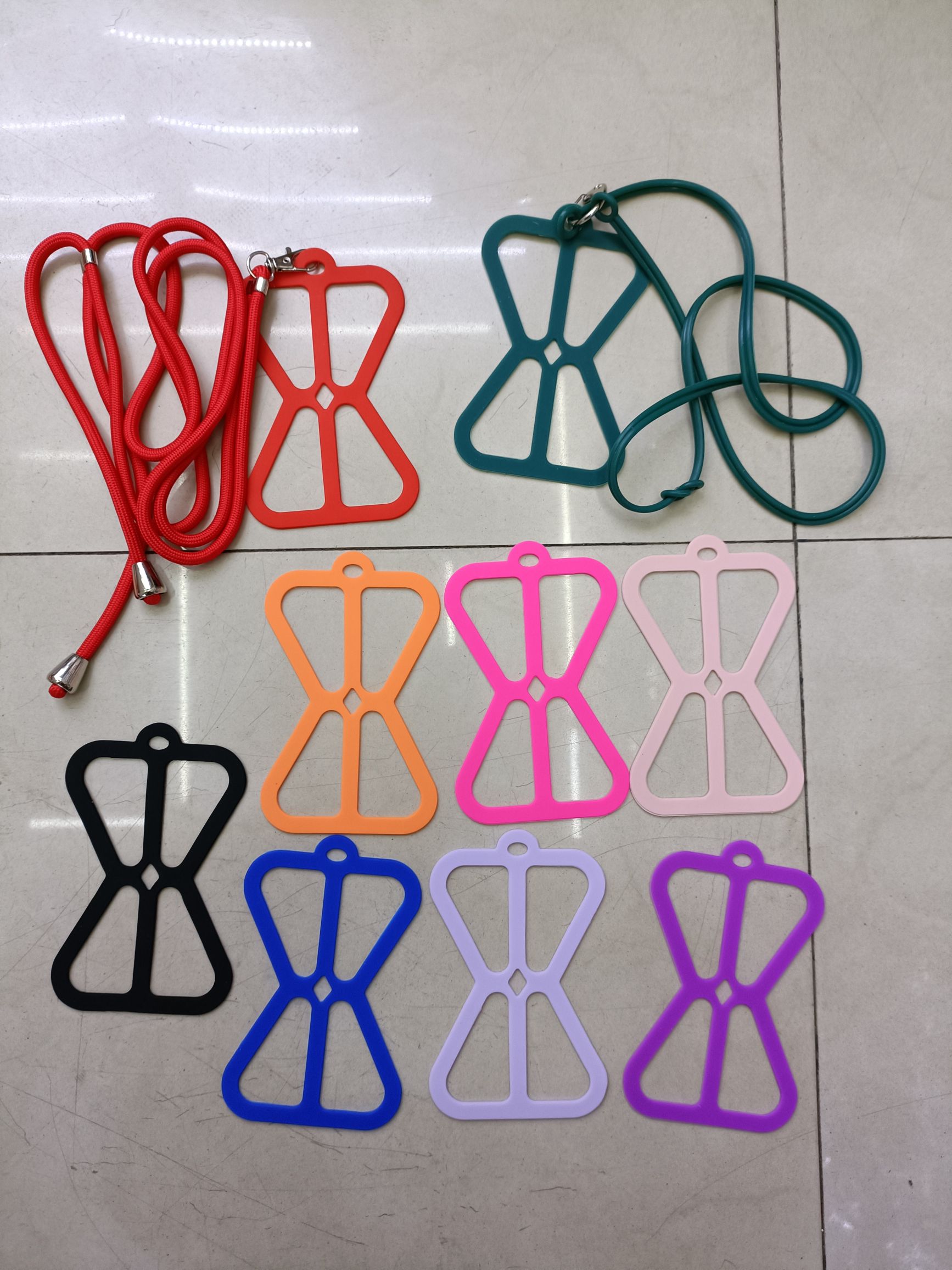 Small waist lanyard universal set silicone lanyard ordinary lanyard mobile phone universal set regardless of mobile phone model