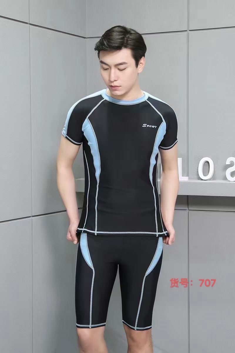707 new Gulangyu simple fashion sports split swimsuit manufacturers direct wholesale thumbnail