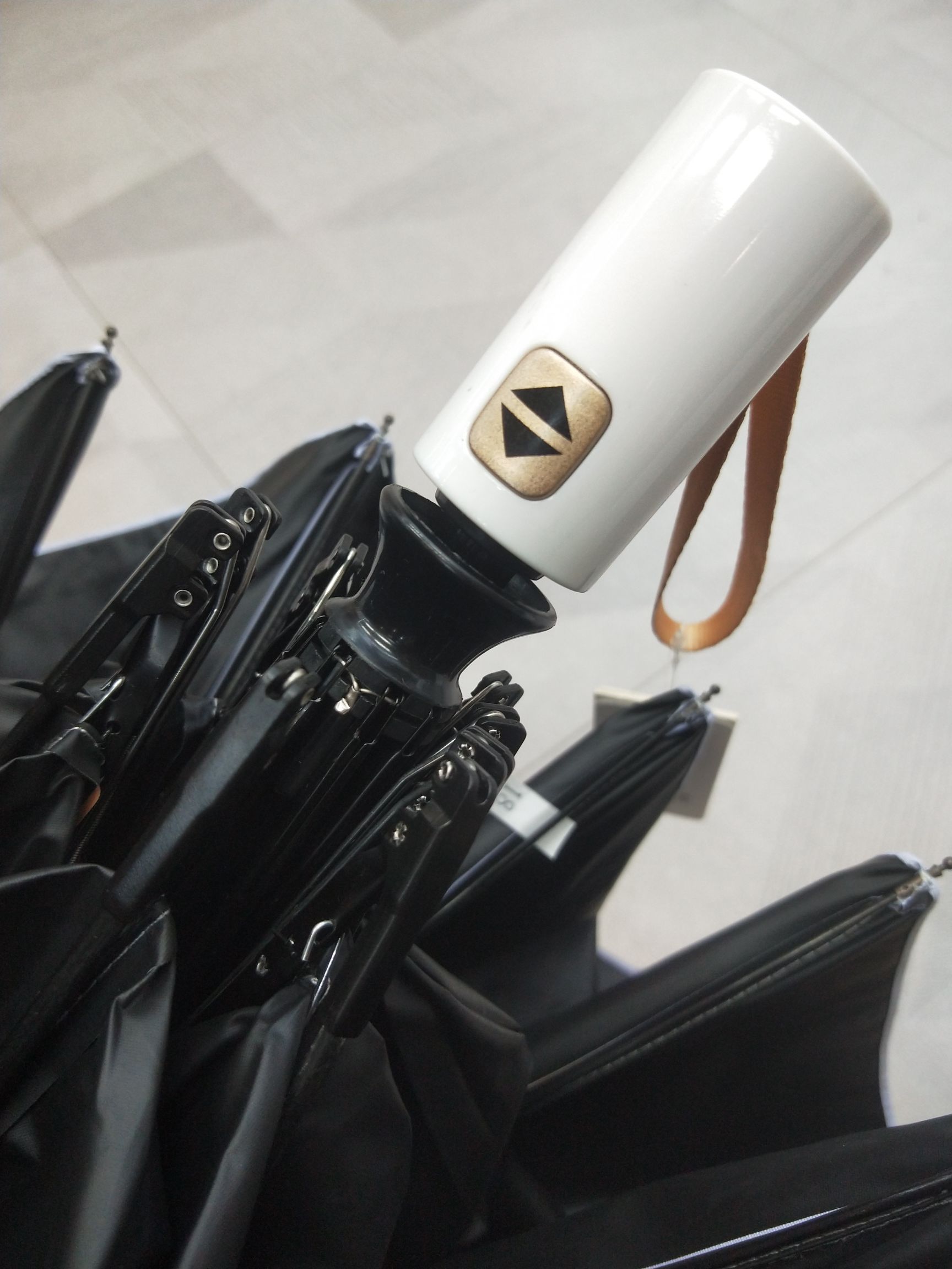 Hualin Fangdian umbrella, fabric umbrella, UV-resistant portable folding umbrella pic 2