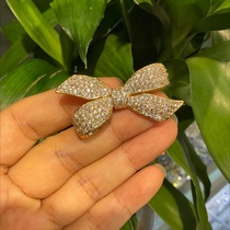 Bow Brooch Micro Zircon corsage 2⃣️ Women's accessories coat Silk scarf buckle pin Cardigan coat corsage