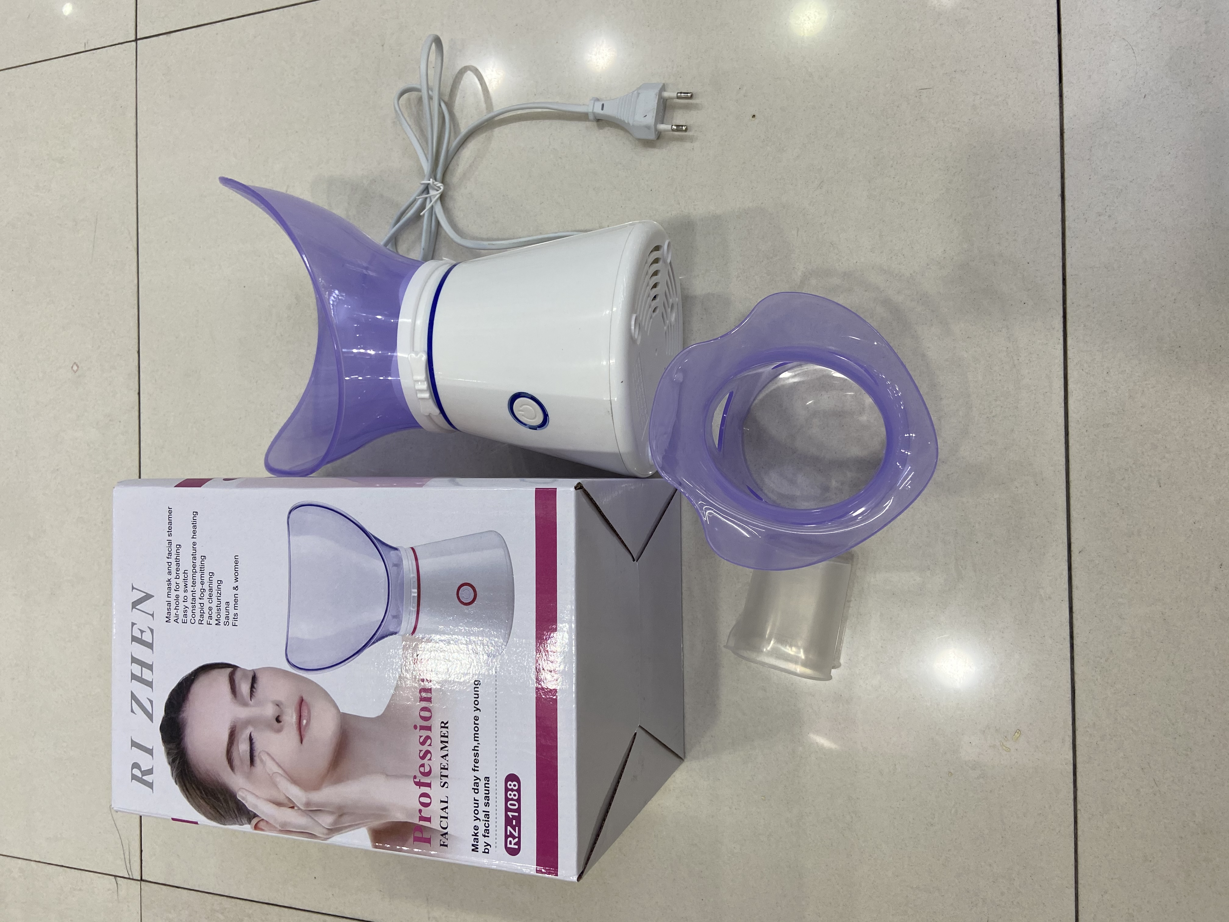 Face hydrating and steaming machine