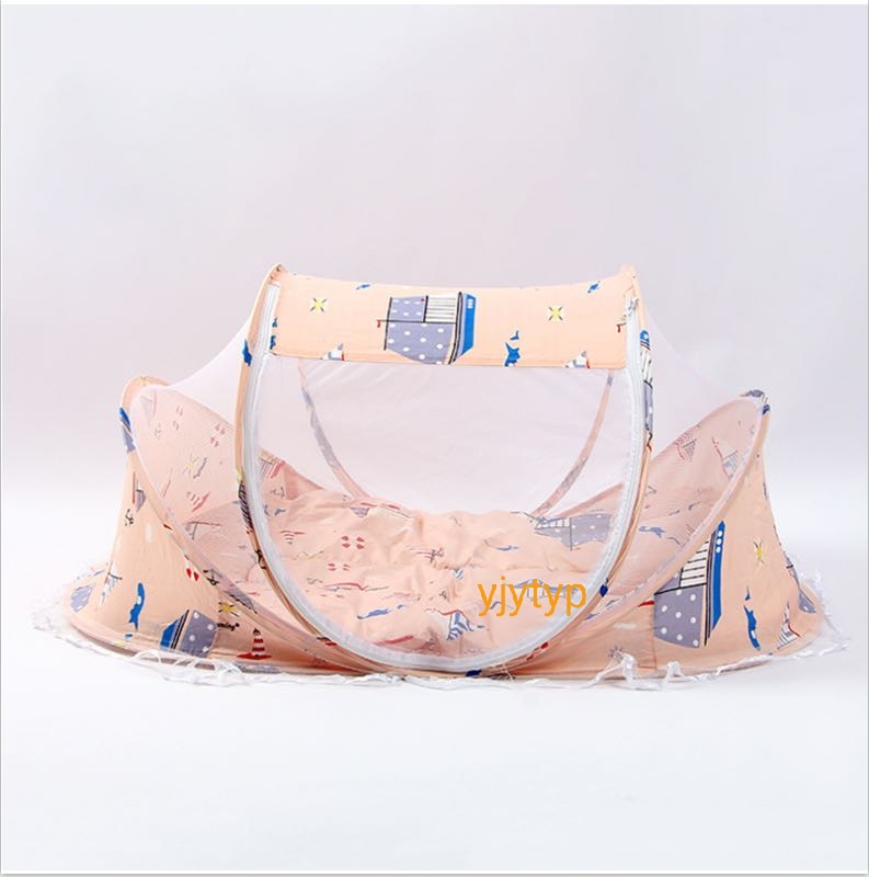 Yiwu good goods newborn mosquito bed simple three-piece baby bed can be folded high quality and cheap thumbnail