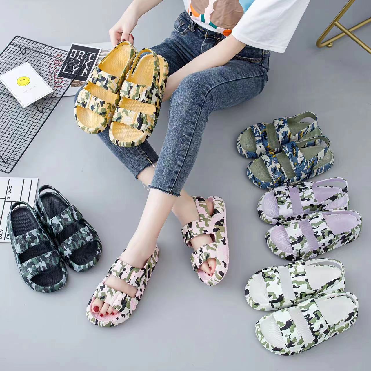 Summer 2022 new ins style zebra-print flip-flops for women wearing fashion thin strap platform slippers for women