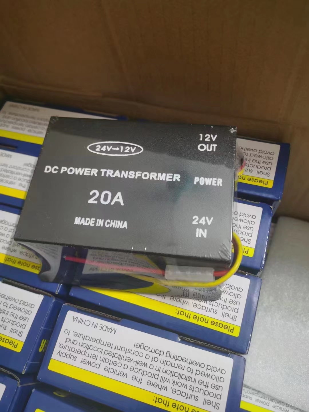 Car Buck 24 V To 12 V Inverter Truck Bus Av Subwoofer Power Converter Specification drawing