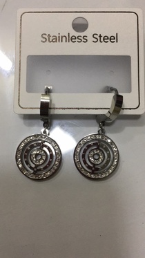 Ear buckle stainless steel bracelet Tiktok live preferred product explosion recommended