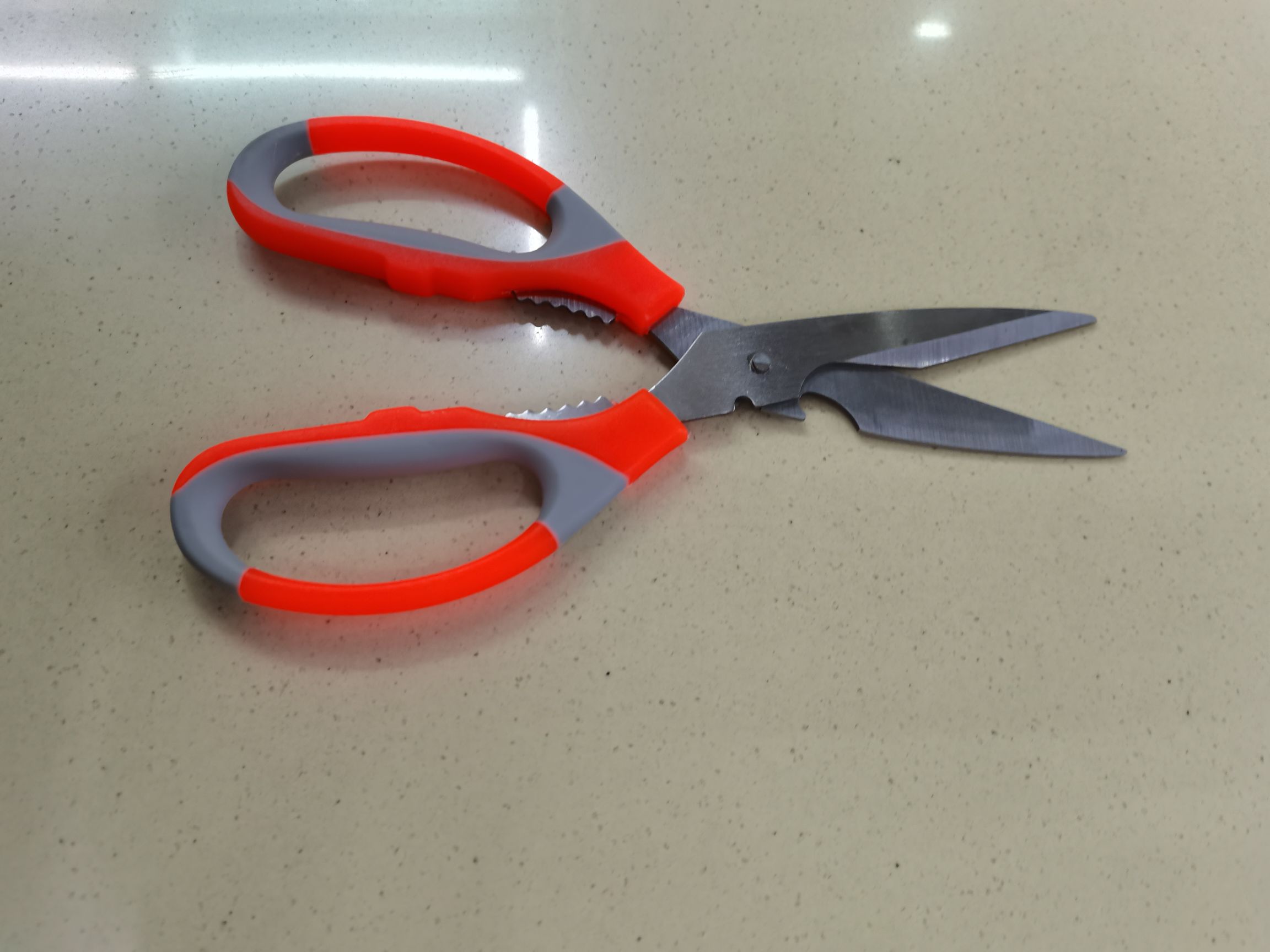 Scissors, kitchen scissors, office and educational knives, scissors, hardware tools, knives, scissors, stainless steel scissors Specification drawing