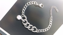 Two-color stainless steel bracelet Tiktok live preferred product explosion recommended