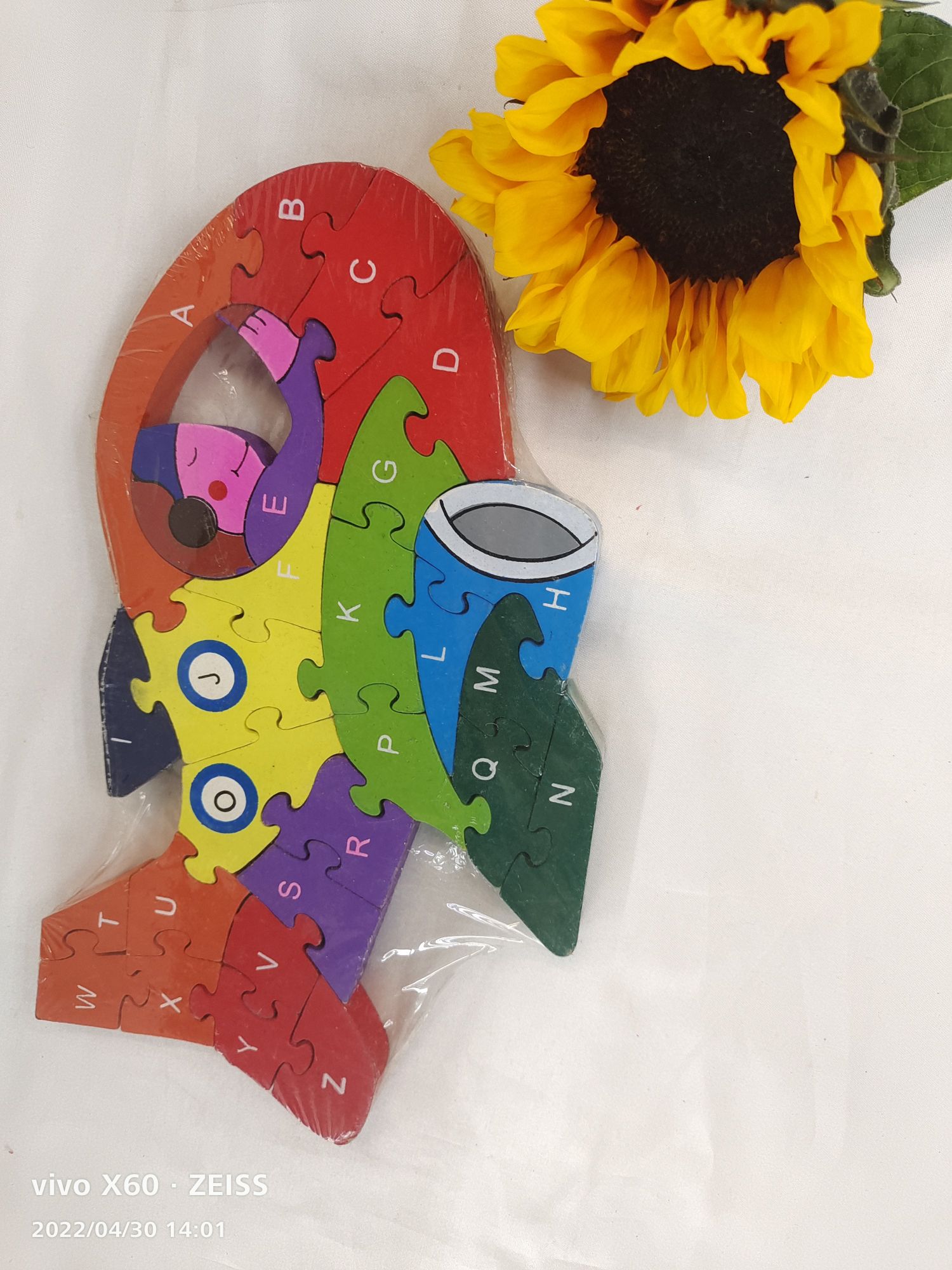 Wooden three-dimensional jigsaw puzzle early education and intelligence teaching AIDS Application Scenario