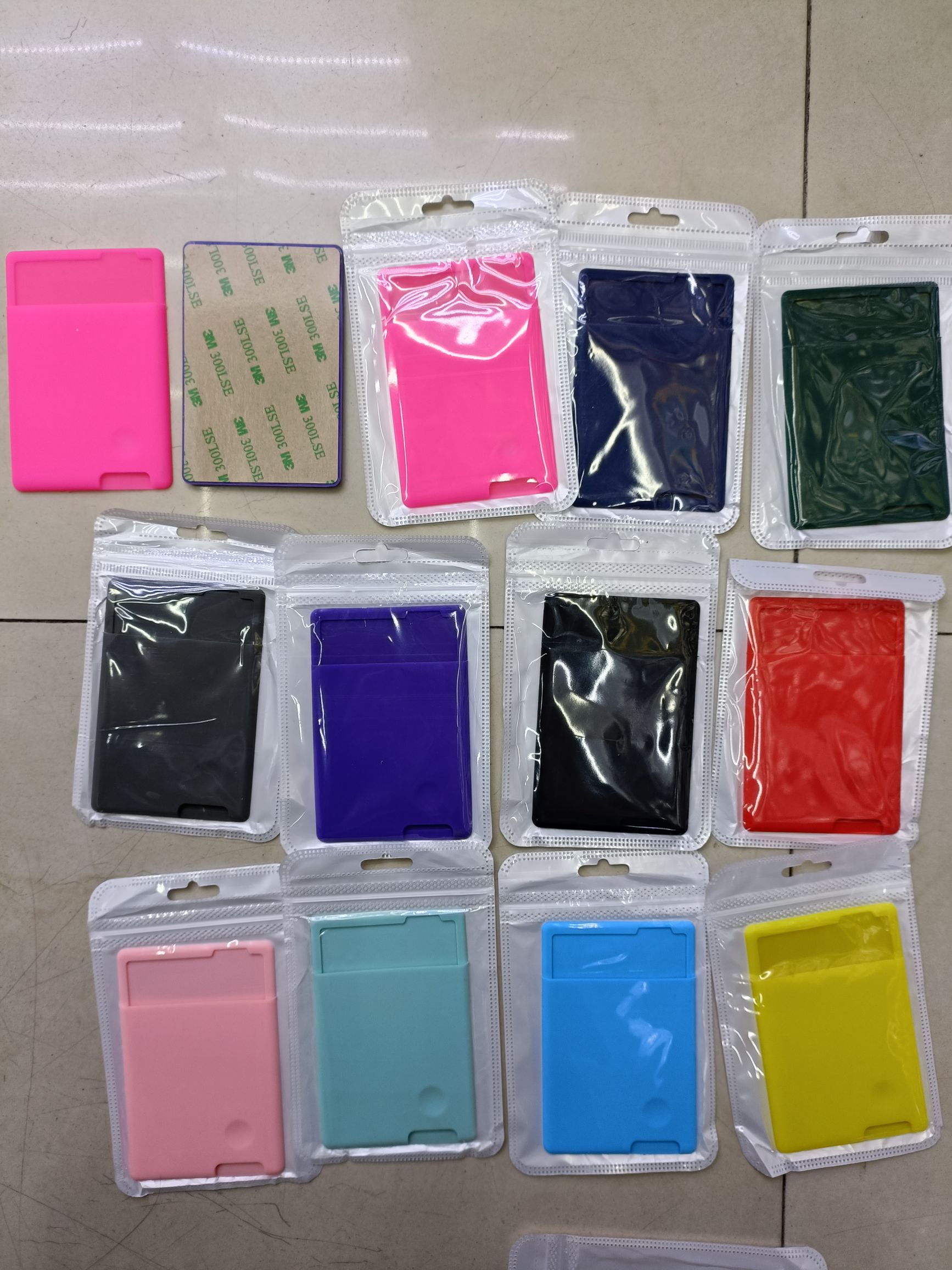 Silicone card mobile phone back stick mobile phone sticker