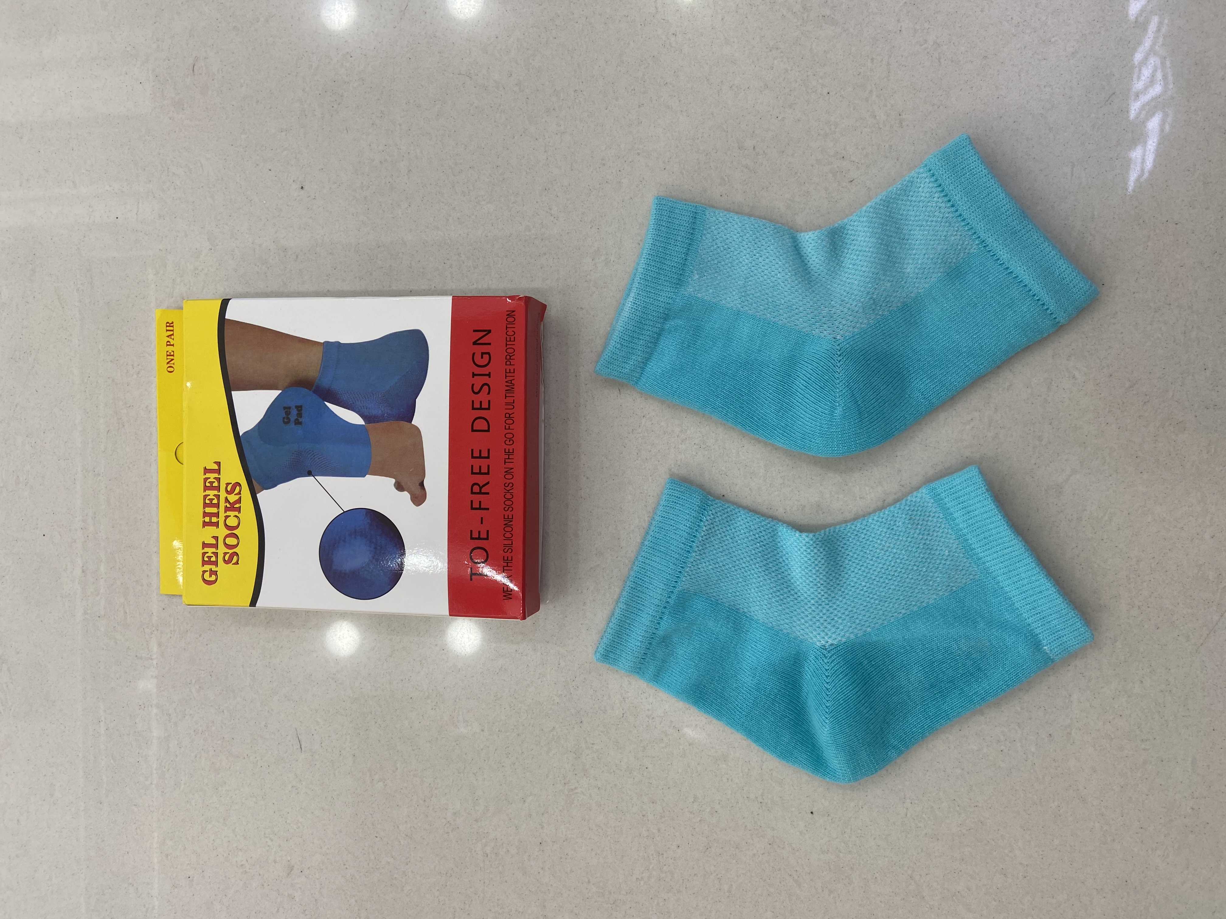 After the gel socks