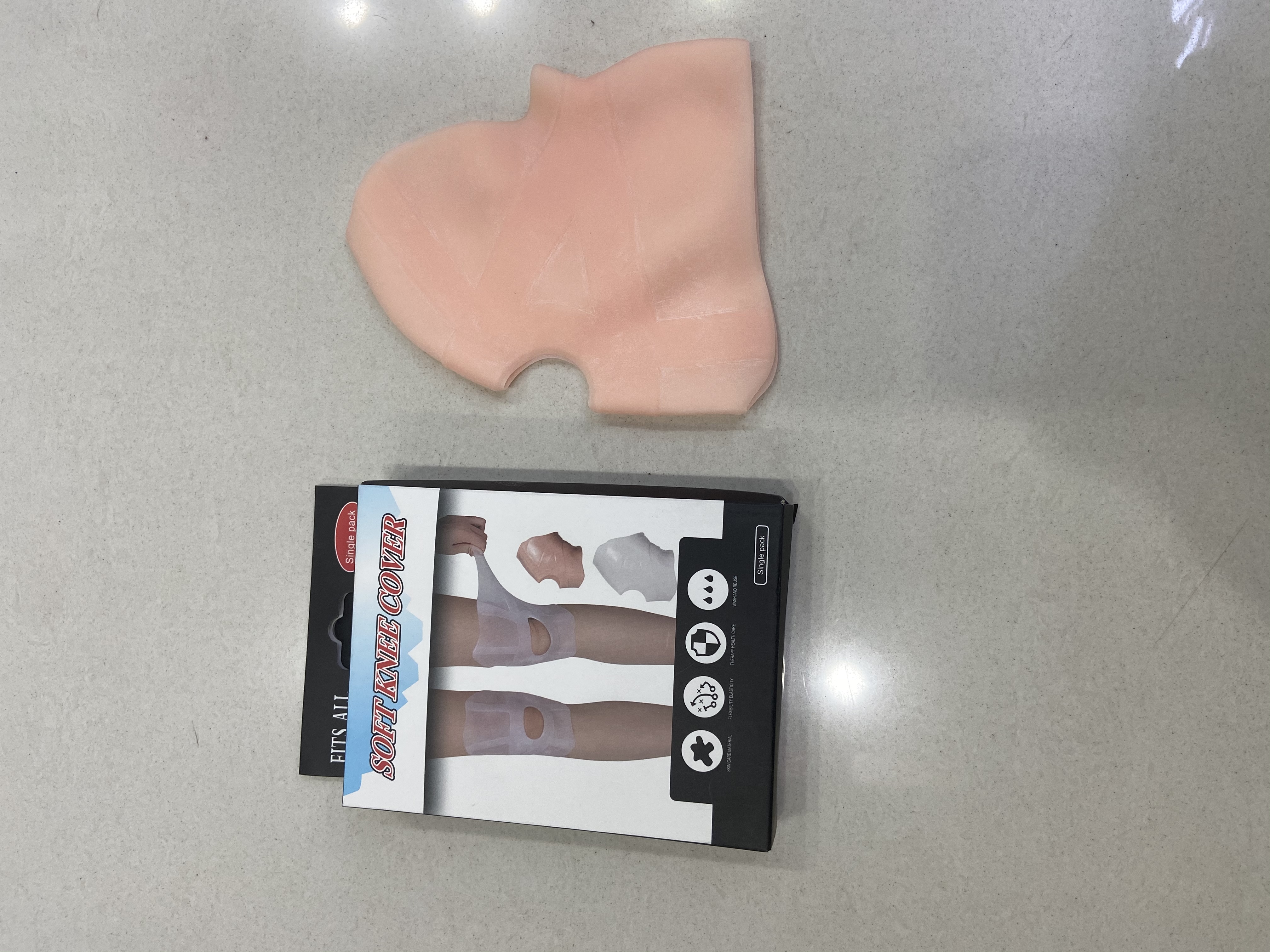 Elastic knee pads