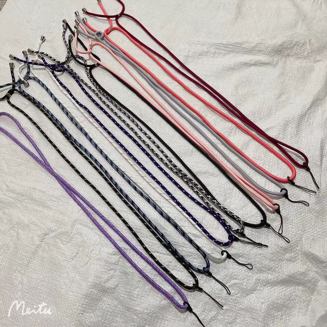 Mobile phone lanyard certificate lanyard nylon elastic adjustable elastic lanyard thumbnail