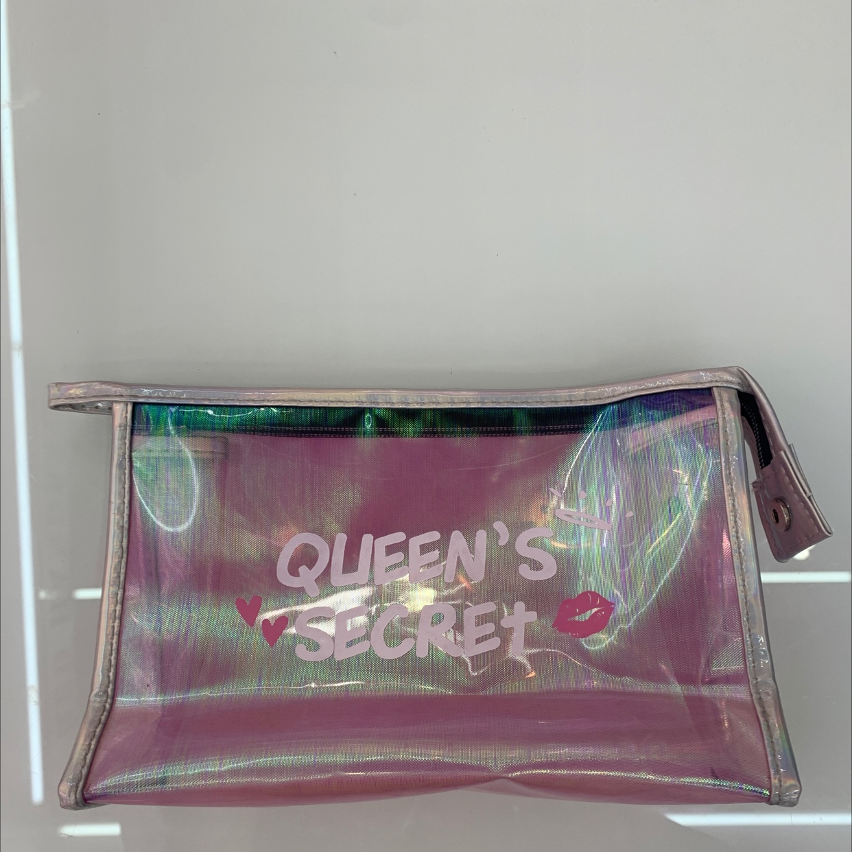 Clear Print Makeup Bag