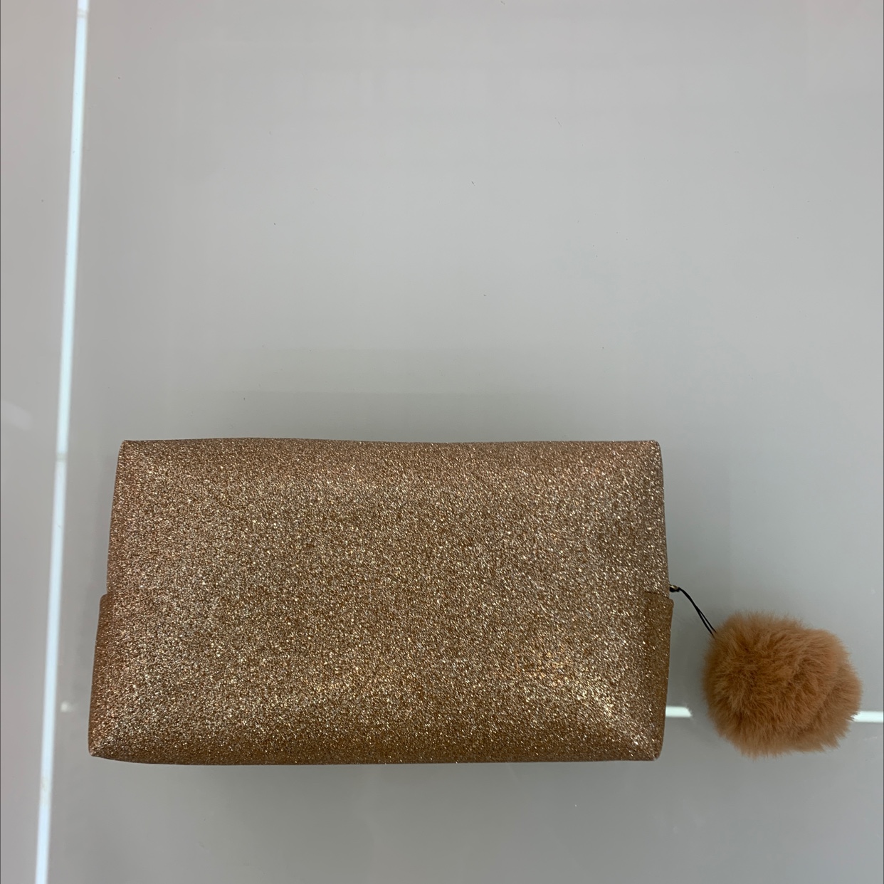 Glitter Makeup Bag full figure