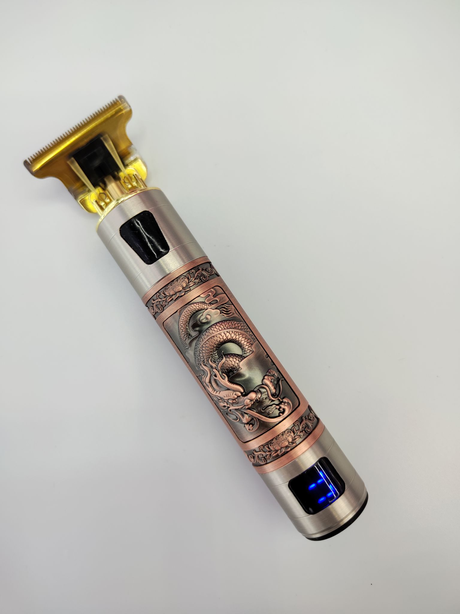 Metal Electric Clippers Cross-Border New Hair Clippers Oil Head Engraving Hair Clippers With Display Hair Clippers details Picture