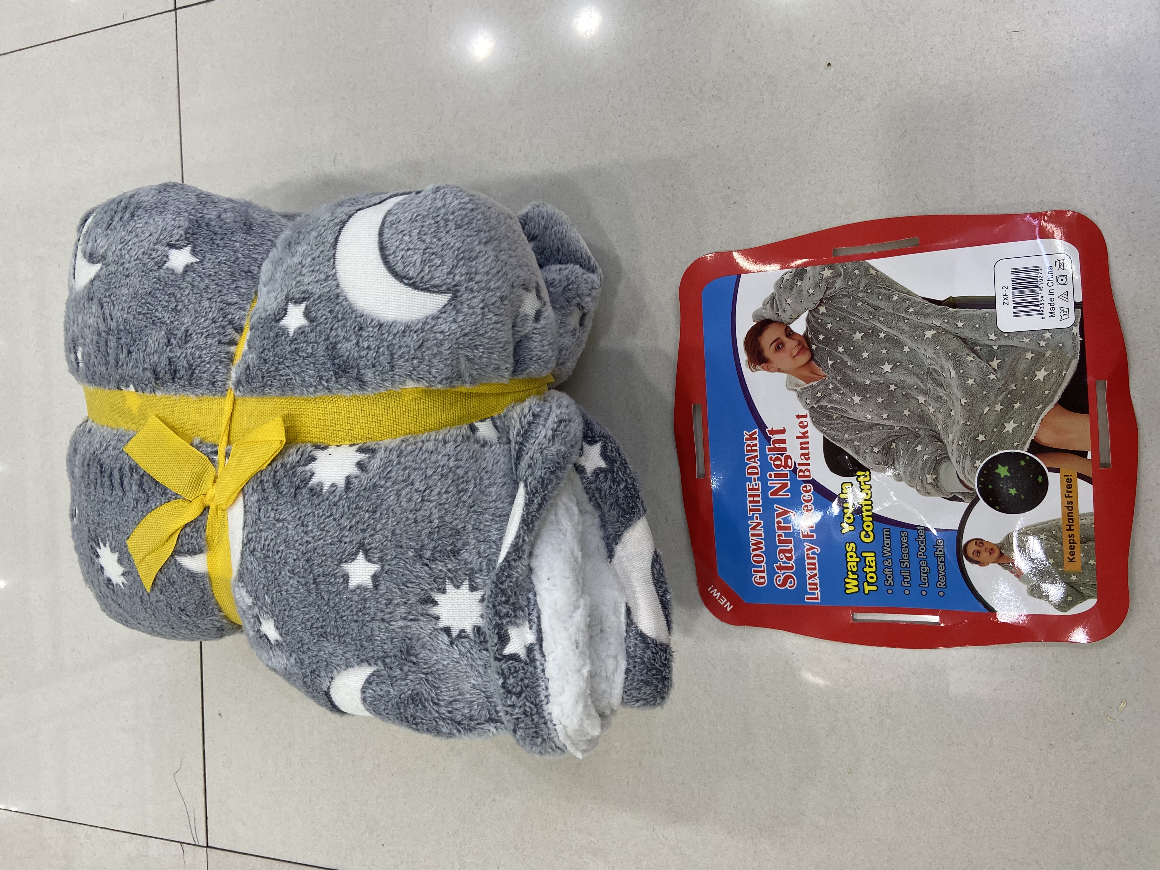 flannelette glow-in-the-dark pajamas