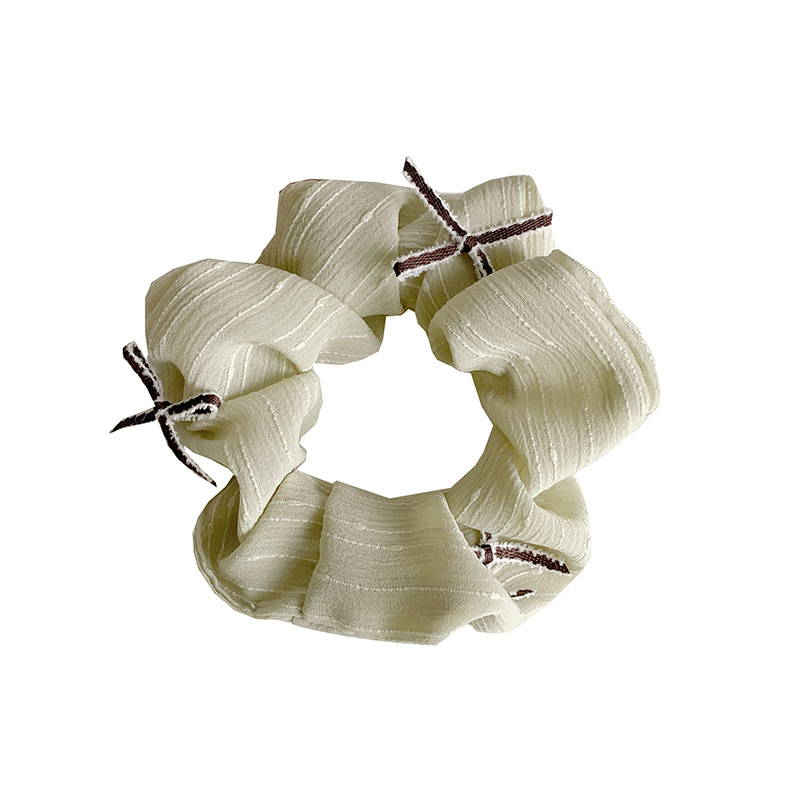 Herben-Style Sweet Little Bow Colon Ring Retro Small Fresh Elegant Temperament With Ponytail Hair Tie 2022 New Model Item Picture