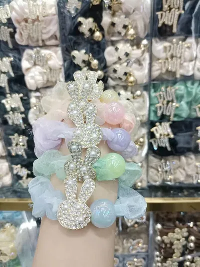South Korean Net Red 2022 New Hairpin Cartoon Hair Mouth Clip Ins Small Fragrant Wind Edge With Bangs Small Rabbit Rainbow Village 20