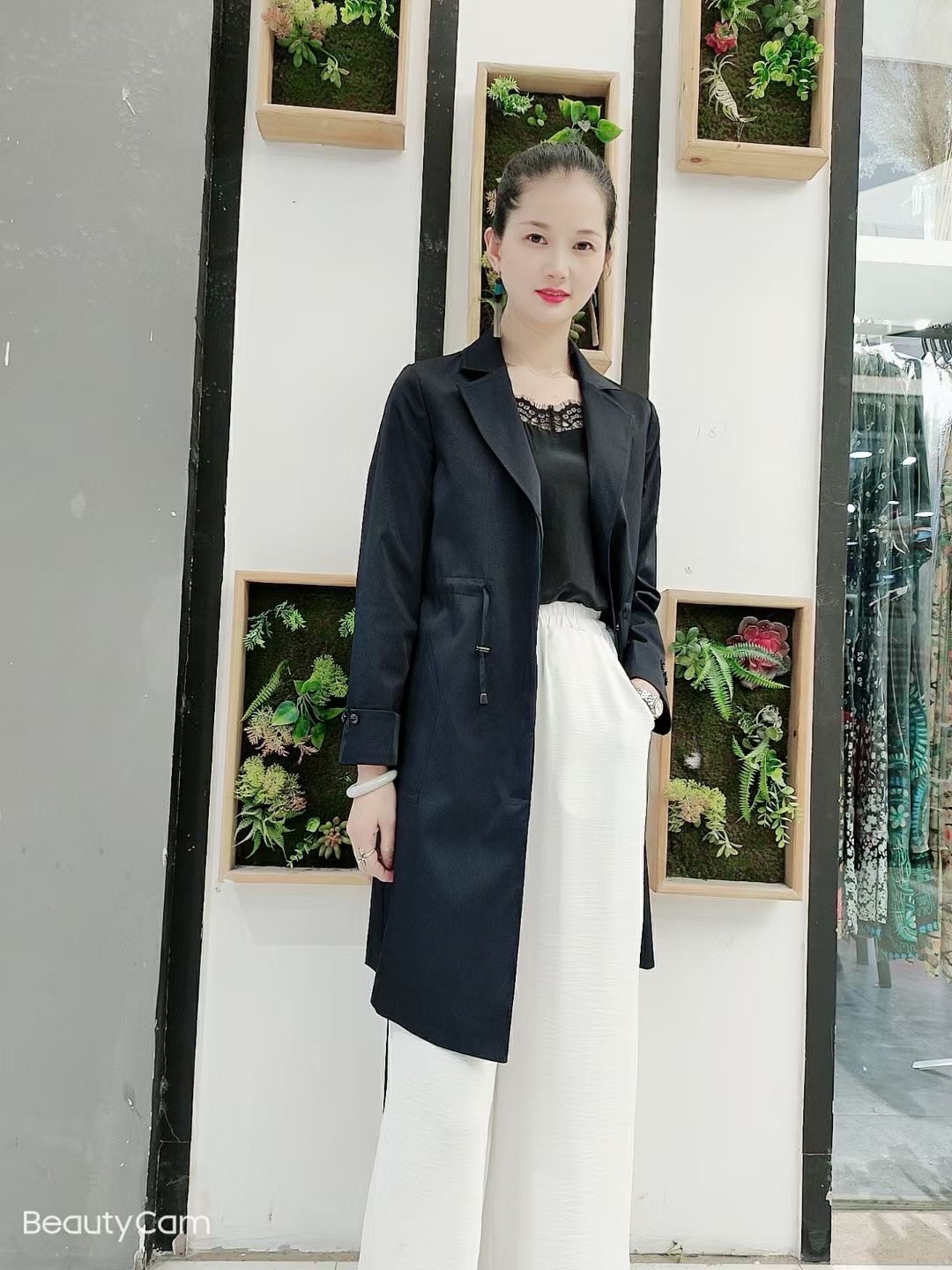 Synthetic fiber for trench coat