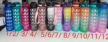 Plastic cup Progressive color straw cup Student cup Plastic cup