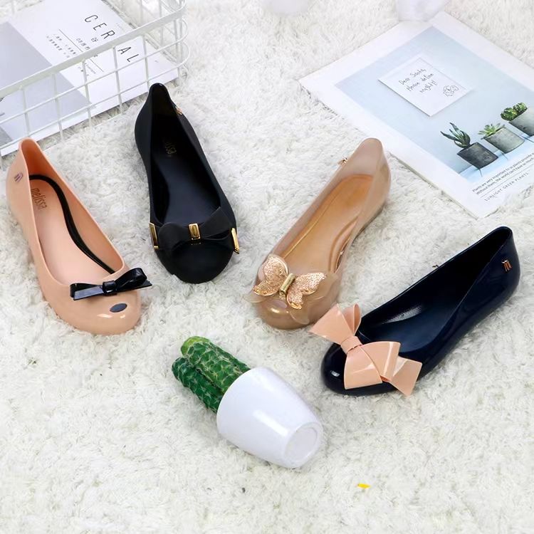 Bow single shoes women 2022 spring new all-match bean shoes evening breeze gentle shoes thick heel