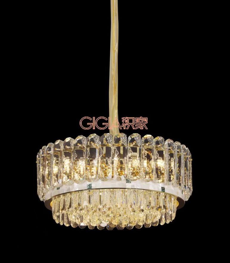 Light crystal lamp diameter 600m hanging