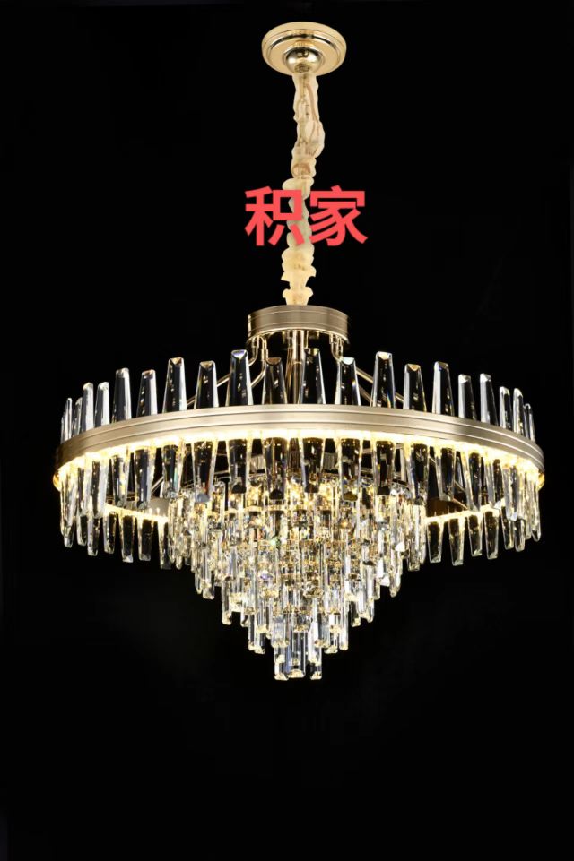 Light crystal lamp diameter 800m hanging