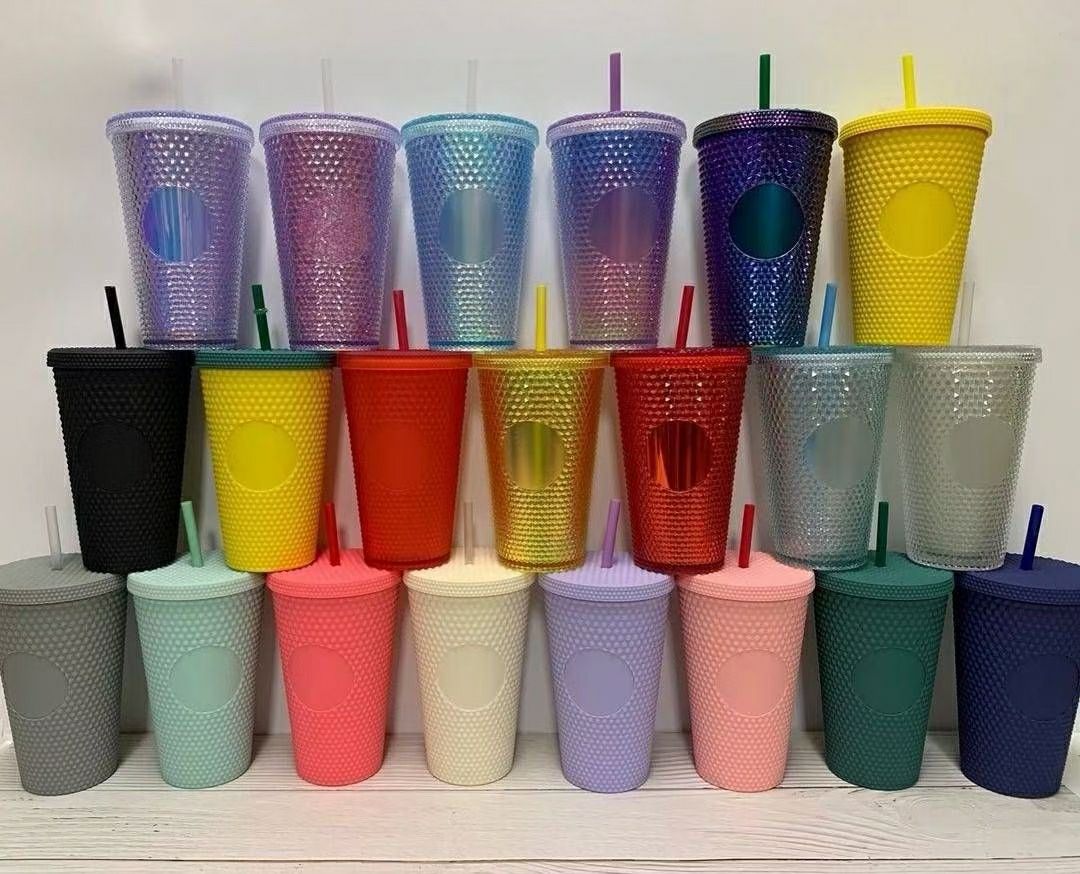 Double cup with diamond flash cup