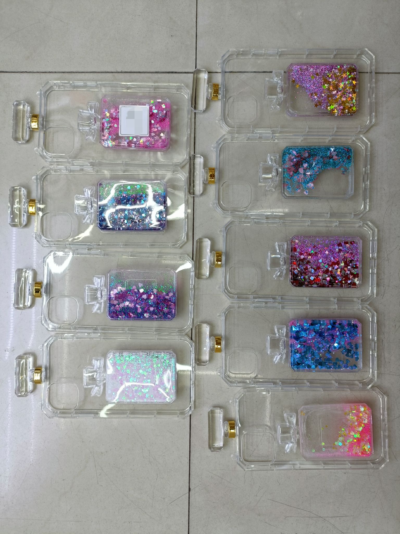 Perfume bottle Quicksand accessories mobile phone case Quicksand perfume bottle