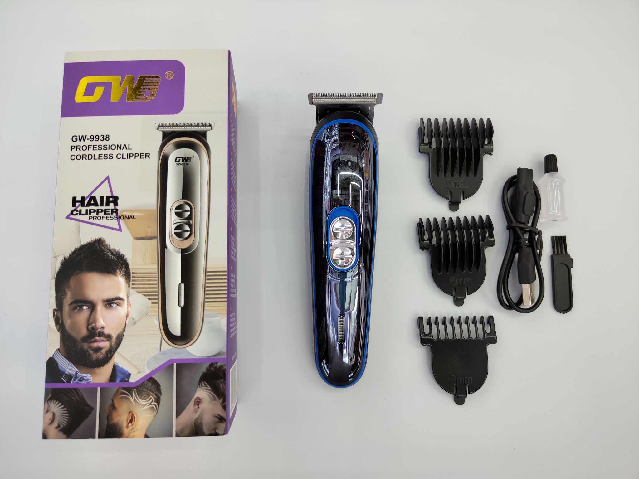 Hair Cutting Clippers Hair Engraving Clippers Rechargeable Hair Clippers Oil Head Electric Clippers