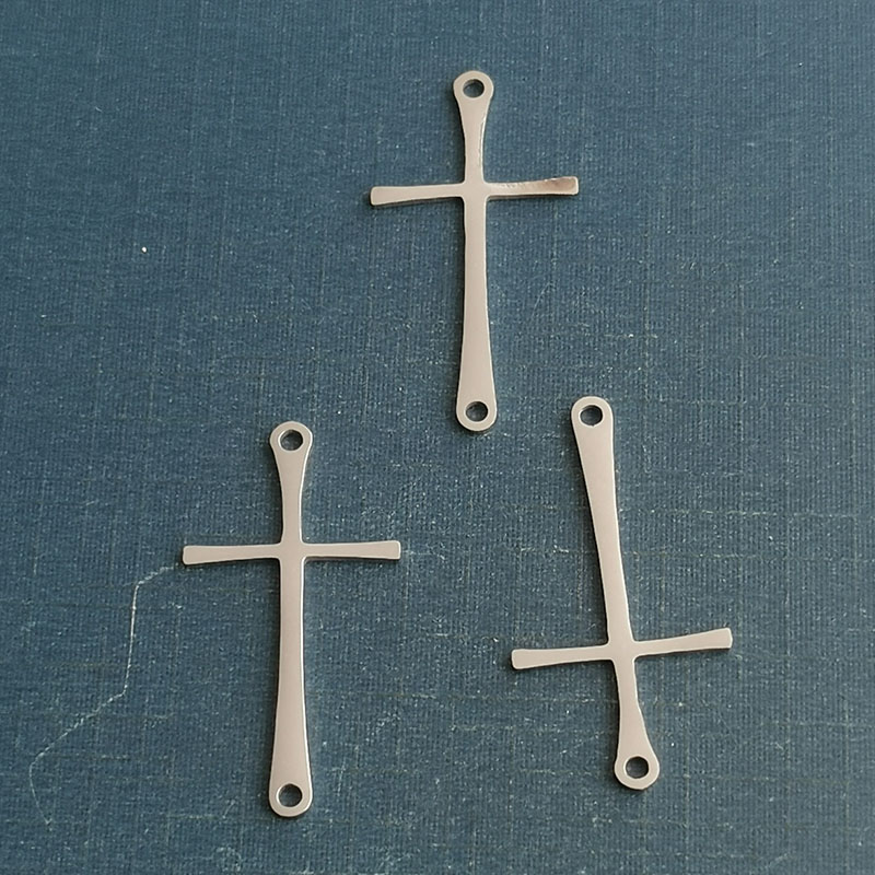 DIY retro titanium steel accessories cross pendant accessories wholesale manufacturers direct bracelet pendant