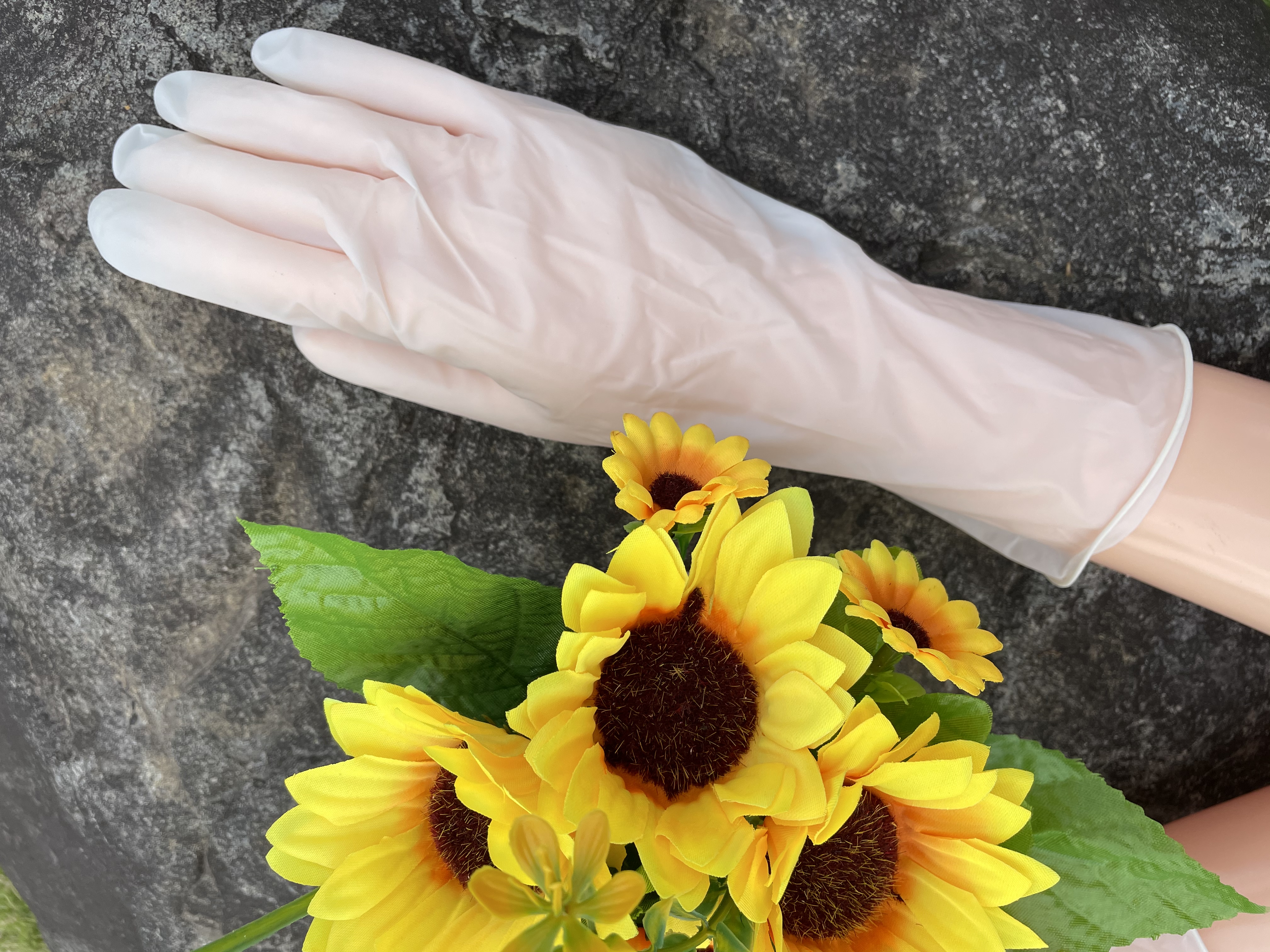 [25 pairs] disposable pure nitrile gloves, food grade raw material gloves thumbnail