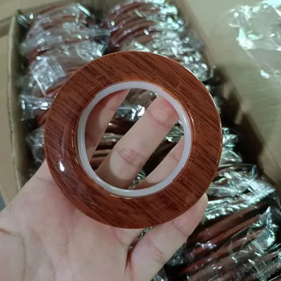 Wood Grain Circle Curtain Accessories Curtain Art Circle Curtain Ring Home Improvement Accessories