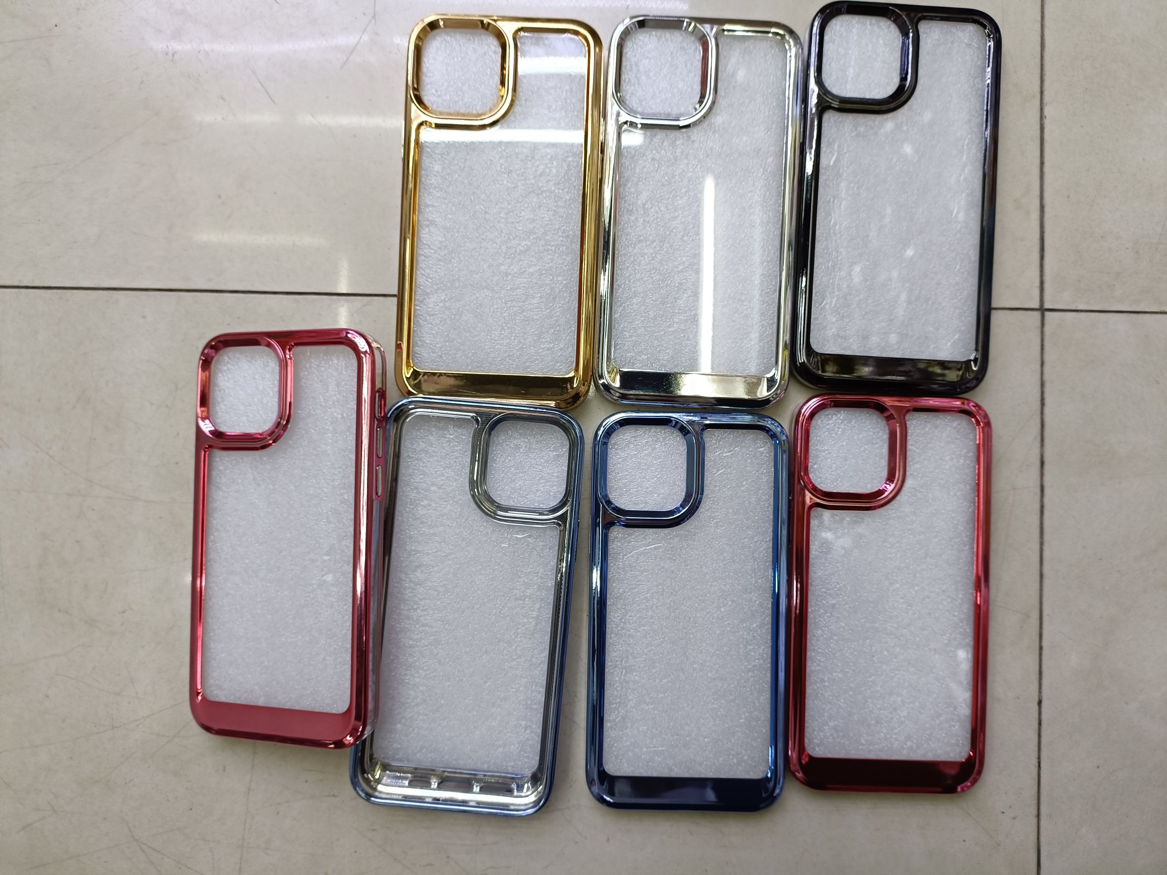 Silver plated keypad phone case