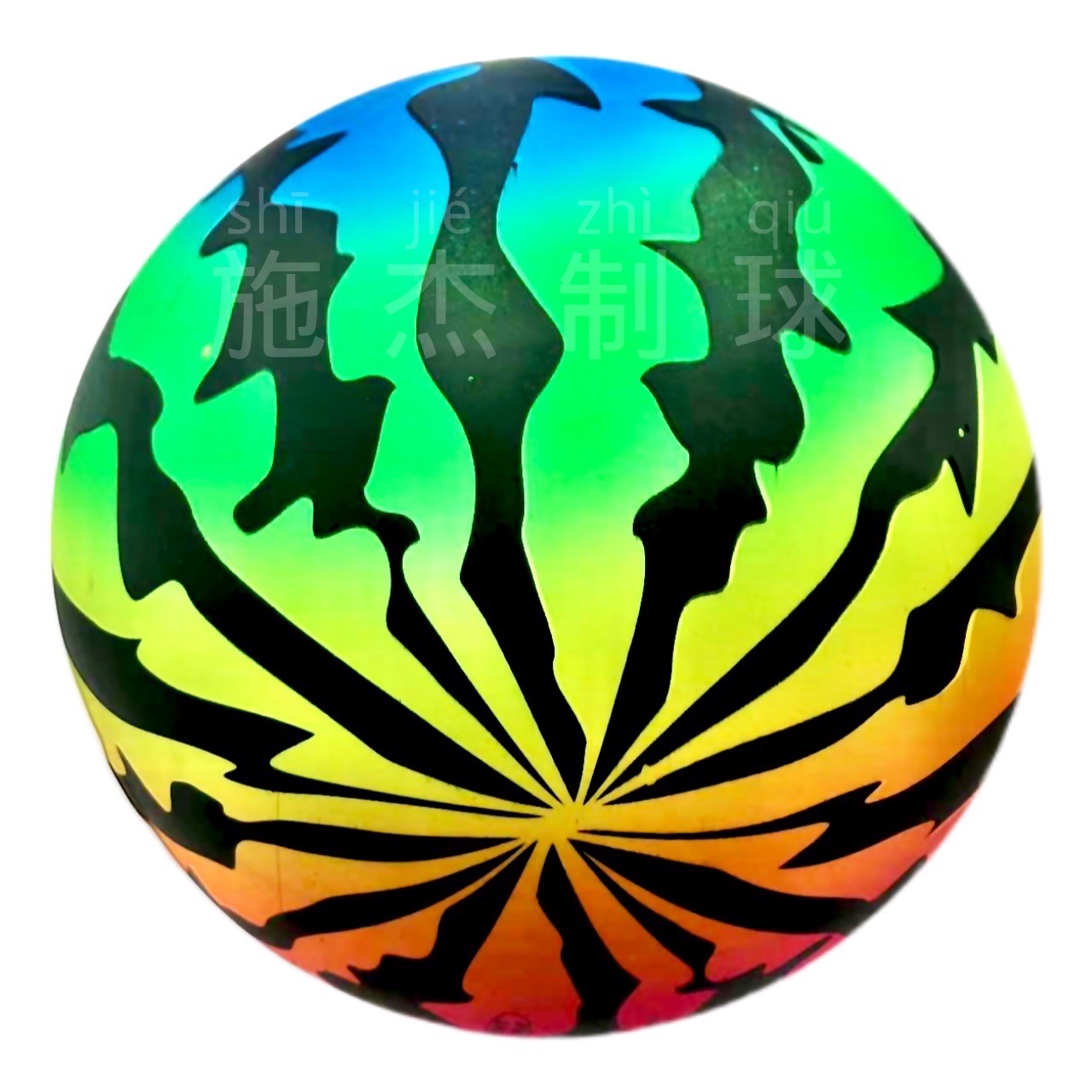 Pvc Rainbow Ball Inflatable Beach Ball 9-Inch Children's Toy Pat Ball details Picture