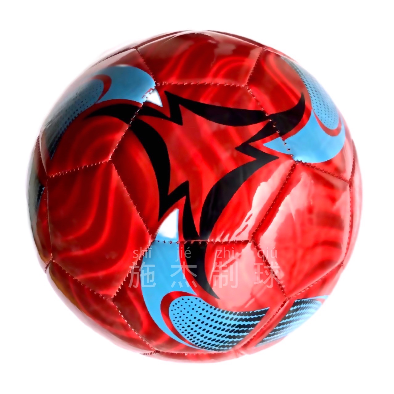 No. 5 Pvc Foam Laser Football Children's Toy Outdoor Sports Ball Application Scenario