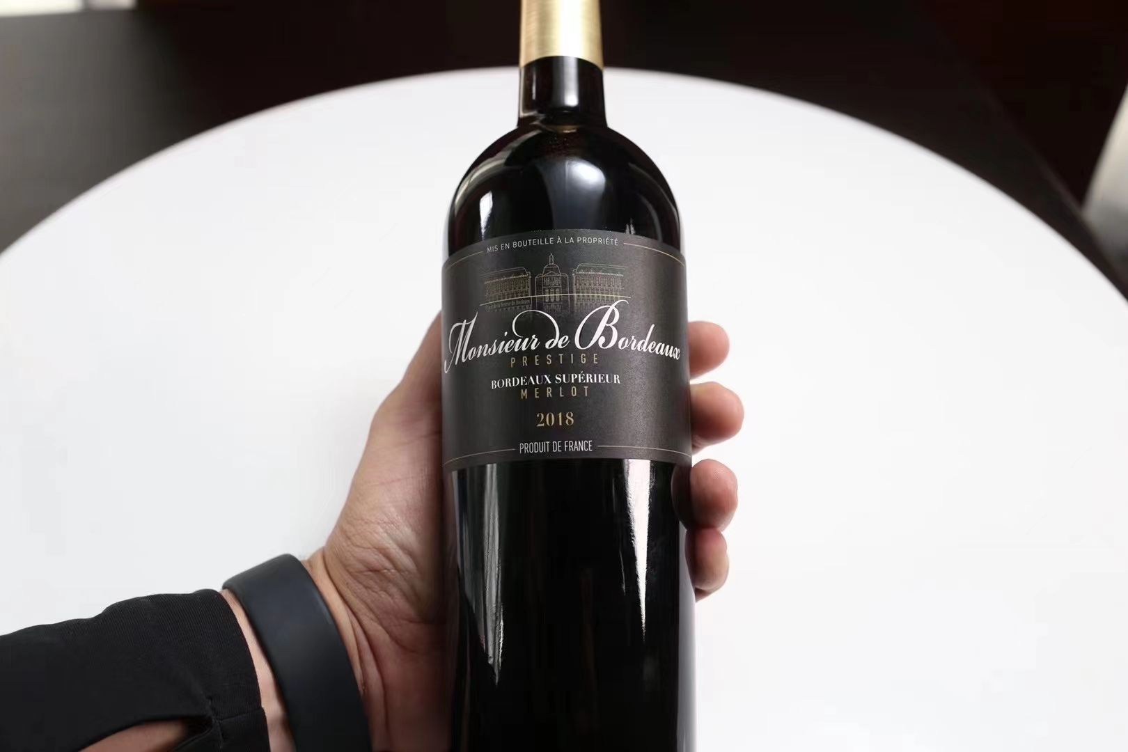 Mr. Bordeaux's Fine Dry Red Wine Specification drawing