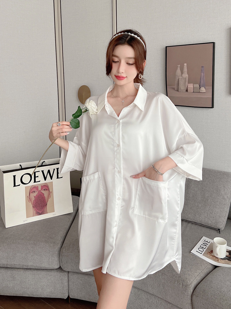 Back Ice Silk Home Wear Pajamas Specification drawing