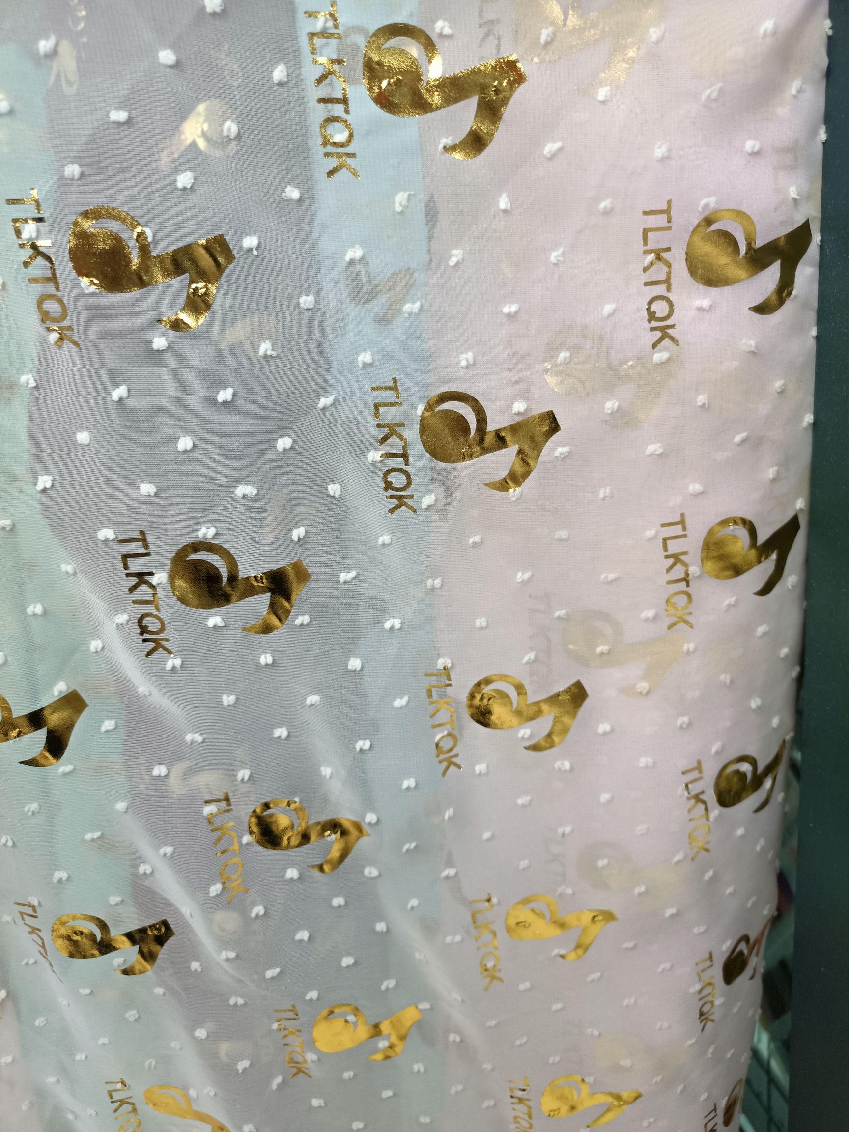 2022 New Chiffon Thin Dress Fabric Print Dance Music Specification drawing