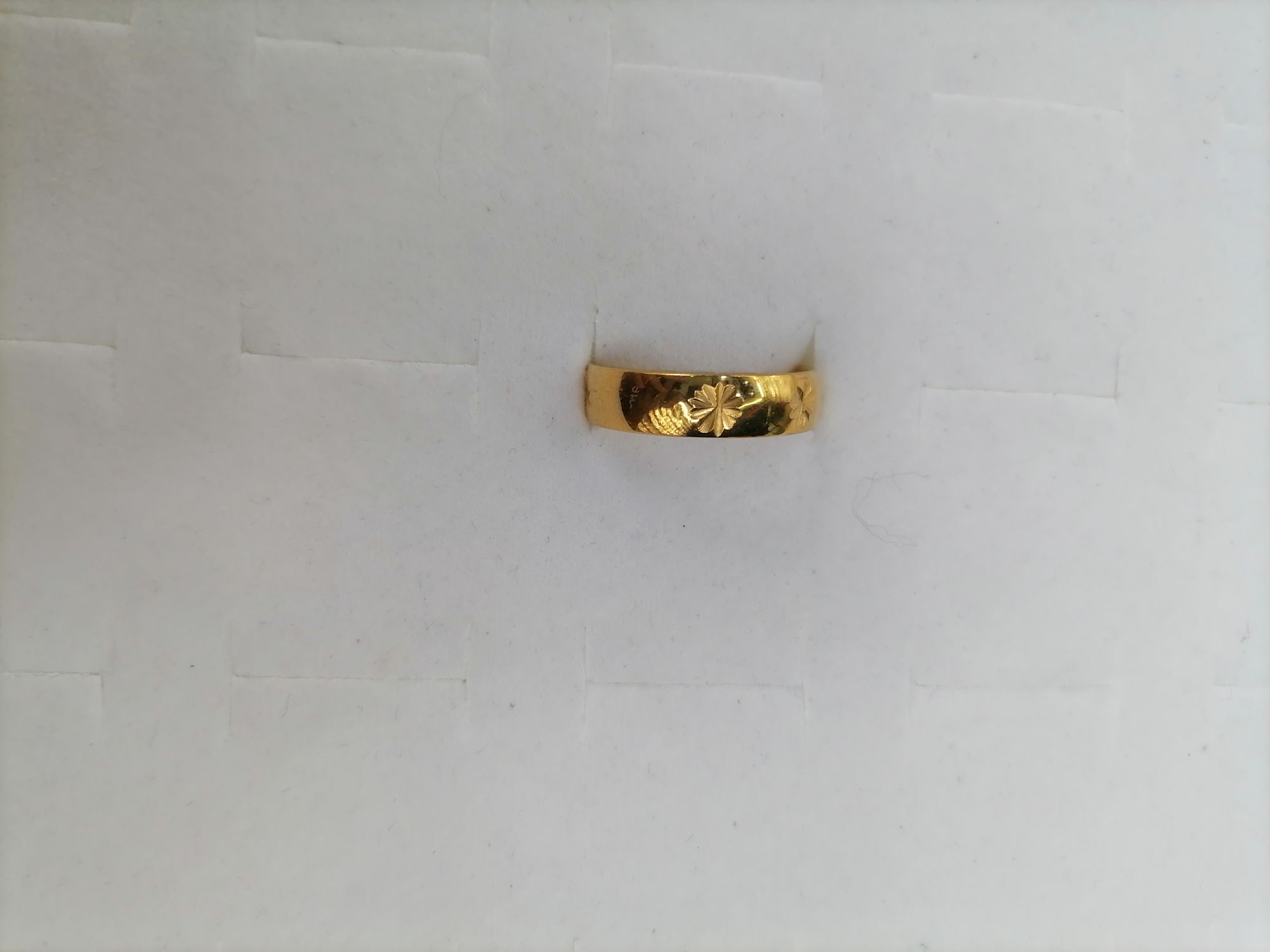 Titanium steel gold print 11 rings