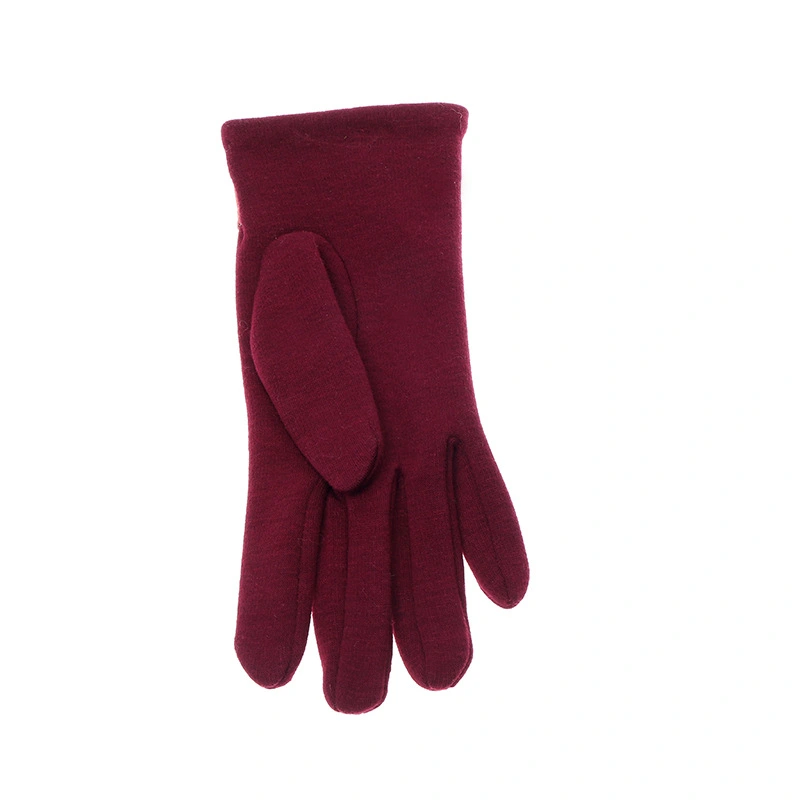 MUZHOU Full Finger Thickened Warm Cycling Bow Ladies Gloves thumbnail