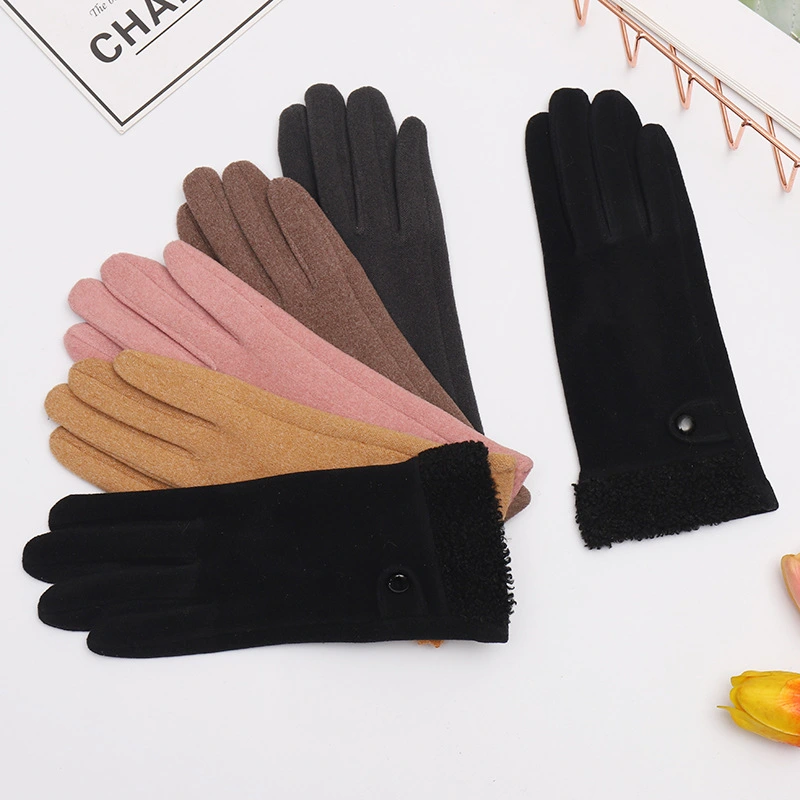 Winter Ladies Gloves Fashion Ladies Warm Gloves Split Finger