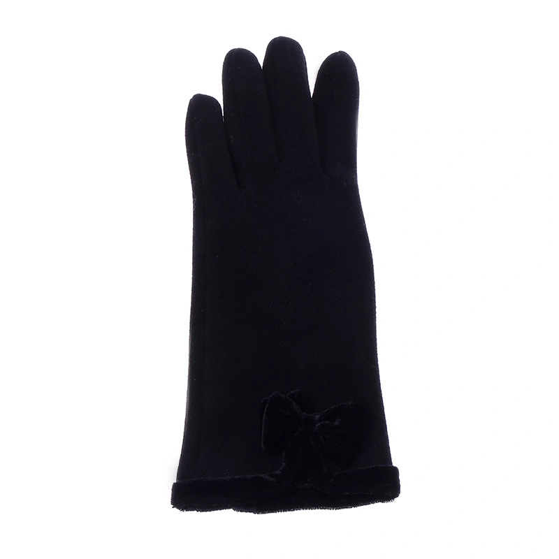 MUZHOU Cold Protection Classic Fashion Bow Ladies Gloves thumbnail