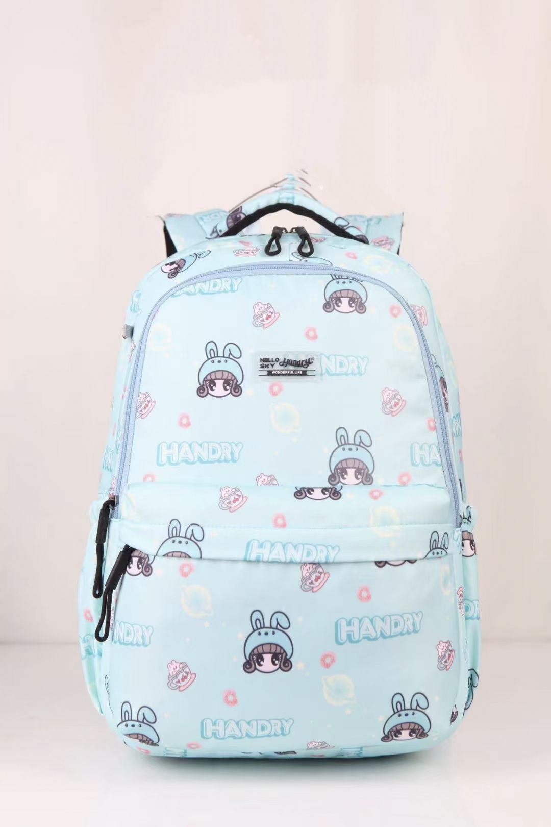 Hengdeli Student Schoolbag Primary School Junior High School Backpack Large Capacity Lightweight Bag Specification drawing