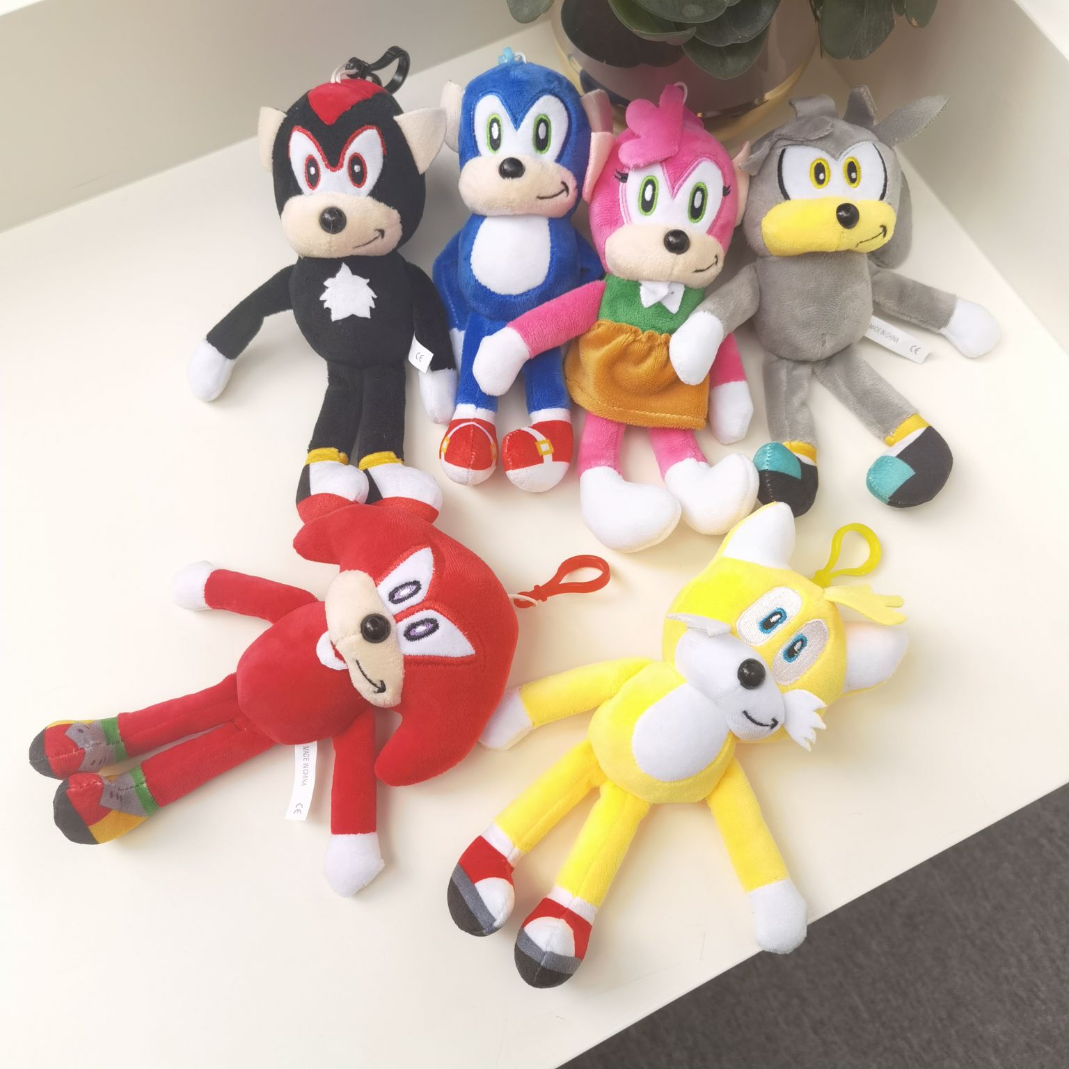 Stuffed toy toy pendant key chain Sonic pendant key chain