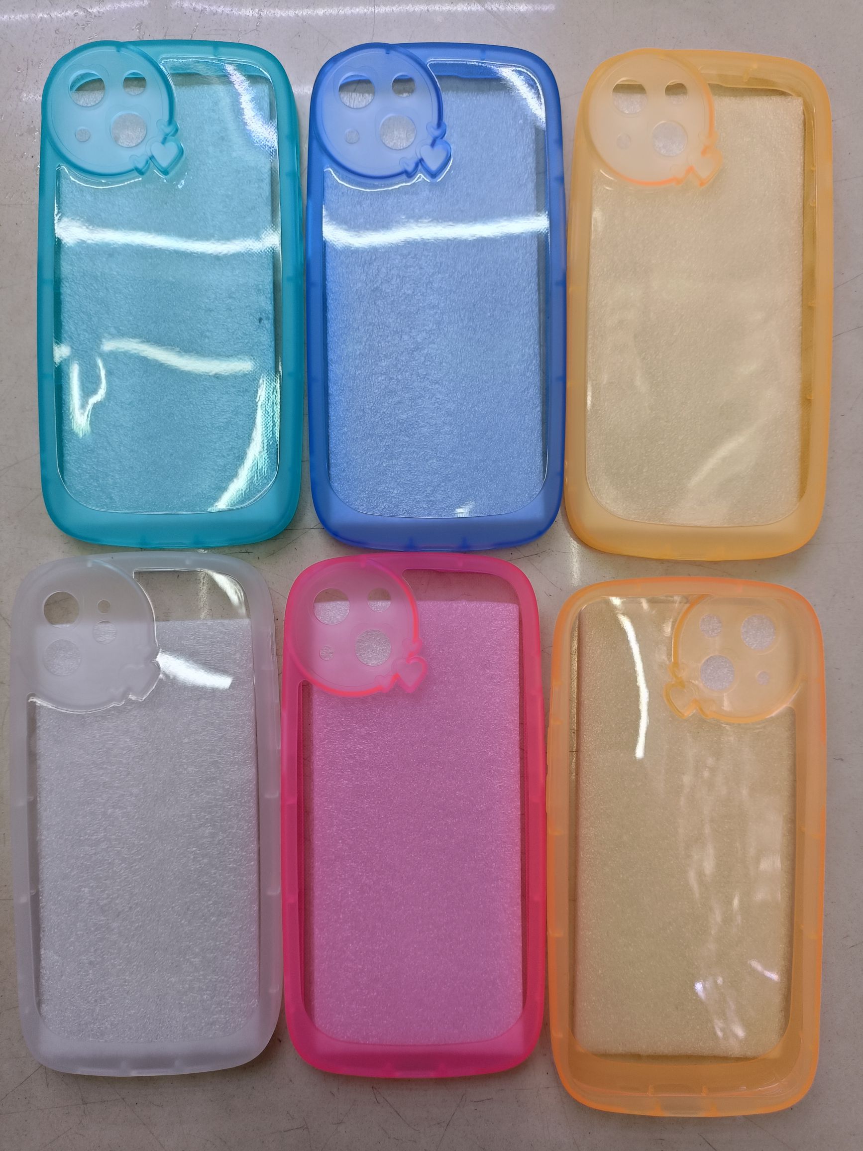 Love lens integrated TPU phone case